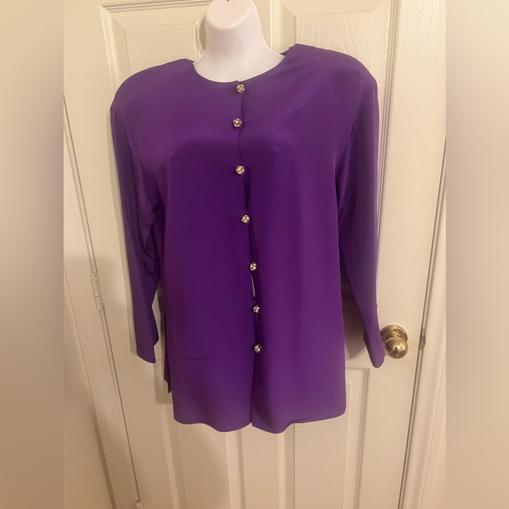 AJ Bari Gorgeous Purple Dress Jacket